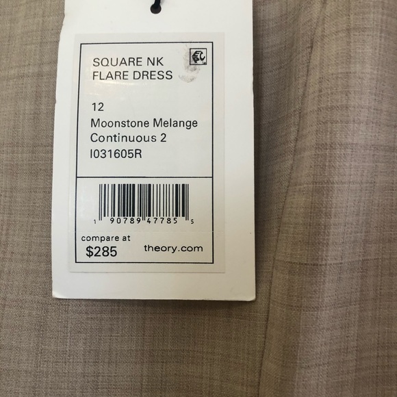 NWT Beige Theory Fit and Flare Dress Size 12 - Picture 4 of 6